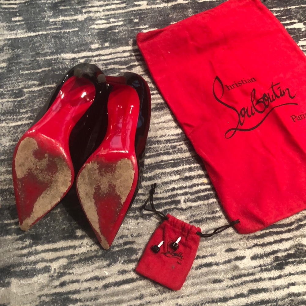 Classic Louboutin Pigalle 100 mm heels - Picture 5 of 8